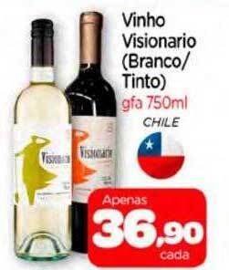 Nordestão Vinho Visionario Branco-tinto oferta