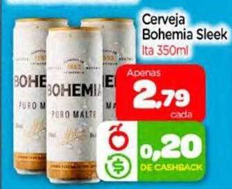 Nordestão Cerveja Bohemia Sleek oferta