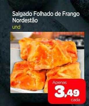 Nordestão Salgado Folhado De Frango Nordestão oferta