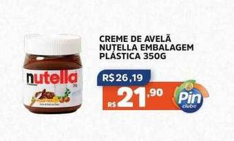 Pinheiro Supermercado Creme De Avelã Nutella Embalagem Plástica oferta