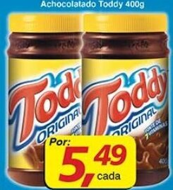 Supermercados Guanabara Achocolatado Toddy 400g oferta