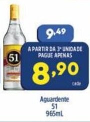 Arena Atacado Aguardente 51 965ml oferta