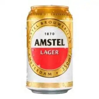 Cerveja amstel lata 350 ml