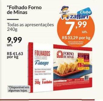 Zaffari Folhado Forno De Minas oferta