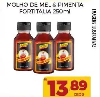 Supermercados Avenida Molho De Mel & Pimenta Fortitalia oferta