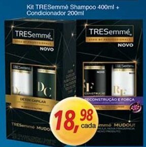 Supermercados Guanabara Kit TRESemme Shampoo 400ml + Condicionador 200ml oferta