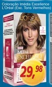 Supermercados Guanabara Coloracao Imedia Excellence L'Oreal oferta