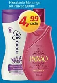Supermercados Guanabara Hidratante Monange ou Paixao 200ml oferta