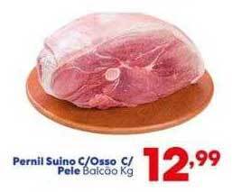 Barracão Supermercado Pernil Suíno C Osso C Pele oferta