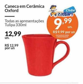 Zaffari Caneca Em Cerâmica Oxford oferta