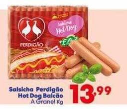 Barracão Supermercado Salsicha Perdigão Hot Dog Balcão oferta