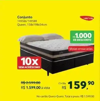 Quero Quero Conjunto Herval oferta