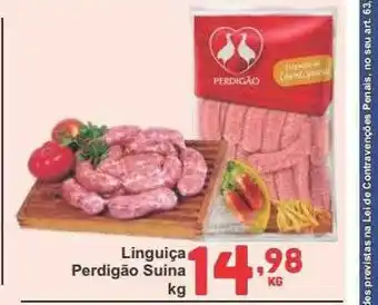 Rede Super Compras Linguiça Perdigão Suína oferta