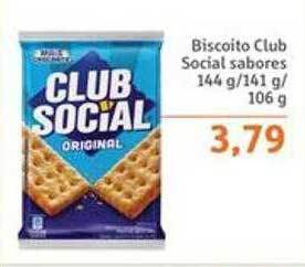 Sonda Biscoito Club Social Sabores oferta