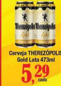 Supermercados Unidos Cerveja Therezópolis Gold Lata oferta