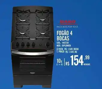 Zema Fogão 4 Bocas Dako oferta