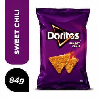 Salgadinho de milho sweet chili doritos pacote 84g