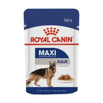 Petz Ração úmida royal canin sachê para cães maxi adulto 140g oferta
