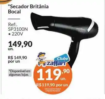Secador Britânia Bocal