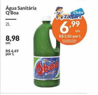 Zaffari água Sanitária Q'boa oferta