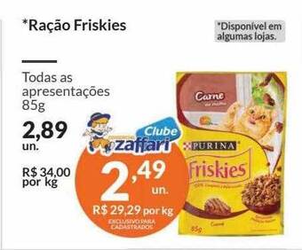 Zaffari Ração Friskies oferta