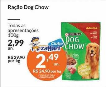 Zaffari Ração Dog Chow oferta