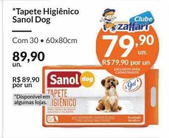 Zaffari Tapete Higiênico Sanol Dog oferta