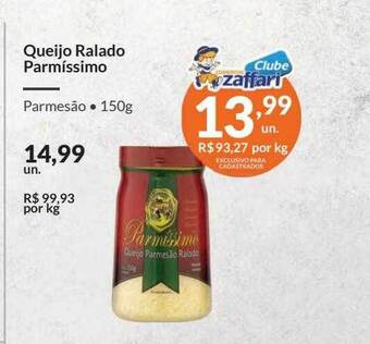 Zaffari Queijo Ralado Parmíssimo oferta