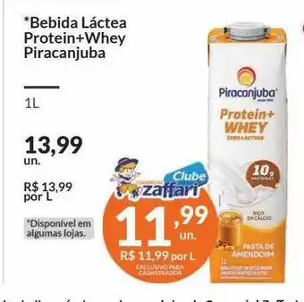 Zaffari Bebida Láctea Protein+whey Piracanjuba oferta