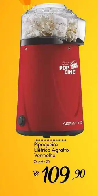 Giassi Supermercados Popoqueira Elétrica Agratto Vermelha oferta