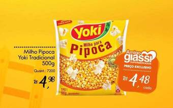 Giassi Supermercados Milho Pipoca Yoki Tradicional oferta