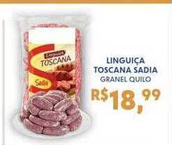 Boa Supermercados Linguiça Toscana Sadia oferta
