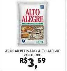 Boa Supermercados Açúcar Refinado Alto Alegre oferta