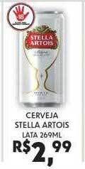 Boa Supermercados Cerveja Stella Artois Lata oferta