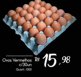 Giassi Supermercados Ovos Vermelhos C 30un oferta