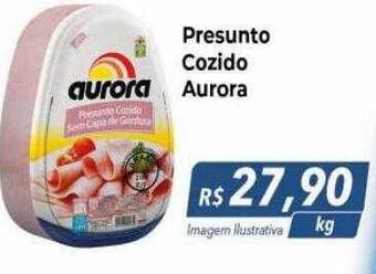 Hiper Moreira Presunto Cozido Aurora oferta