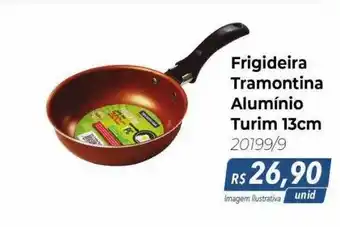 Hiper Moreira Frigideira Tramontina Alumínio Turim 13cm oferta