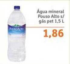 Sonda água Mineral Pouso Alto S Gás oferta