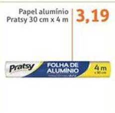 Sonda Papel Alumínio Pratsy 30 Cm X 4 M oferta