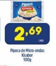 Arena Atacado Pipoca de Micro Ondas Kisabor 100g oferta