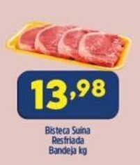 Arena Atacado Bisteca Suina Resfriada Bandeja 1kg oferta