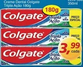 Supermercados Guanabara Creme Dental Colgate Tripla Acao 180g oferta