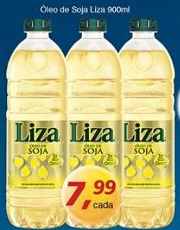 Supermercados Guanabara Oleo de Soja Liza 900ml oferta