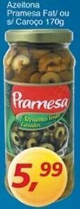 Supermercados Guanabara Azeitona Pramesa Fat. ou s/ caroco 170g oferta