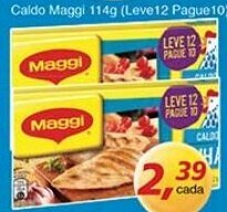 Supermercados Guanabara Caldo Maggi 114g oferta