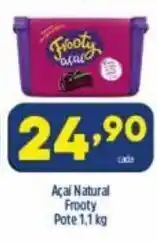 Arena Atacado Acai Natural Frooty pote 1.1kg oferta