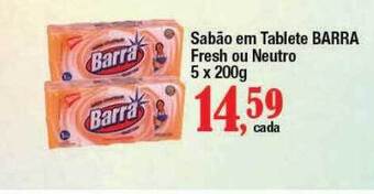 Supermercados Unidos Sabão Em Tablete Barra Fresh Ou Neutro oferta