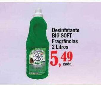 Supermercados Unidos Desinfetante Big Soft Fragrâncias oferta
