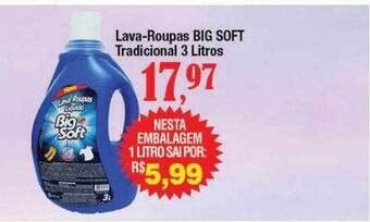 Supermercados Unidos Lava-roupas Big Soft Tradicional oferta