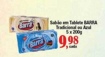 Supermercados Unidos Sabão Em Tablete Barra Tradicional Ou Azul 5 oferta